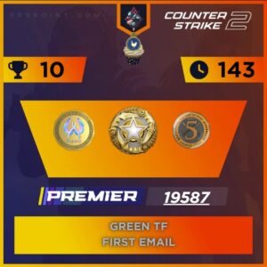 CS2 Premier Service Medal 2025 | Rating 19587 | Season 1 Coin | 5 Year Coin | Csgo Coin | First Email | Instant Delivery